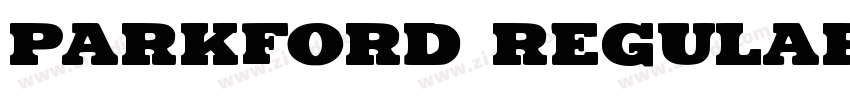 Parkford Regular字体转换